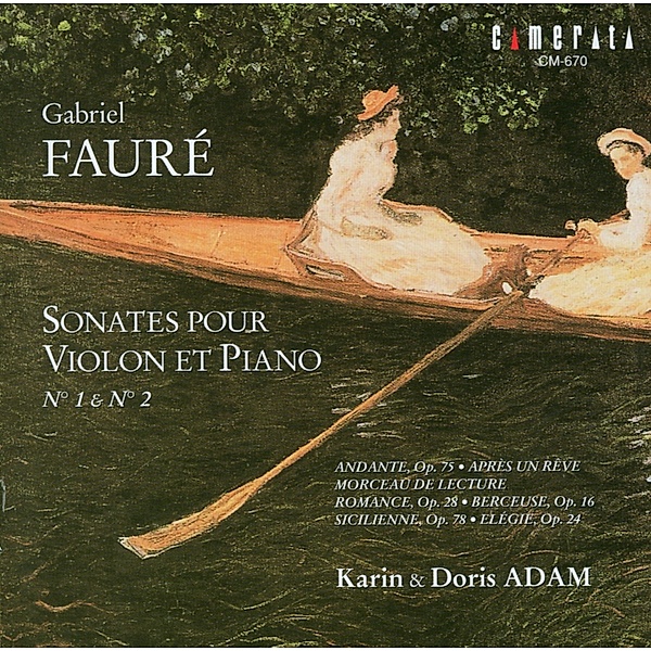 Sonaten F.Violine U.Klavier, Karin Adam, Doris Adam
