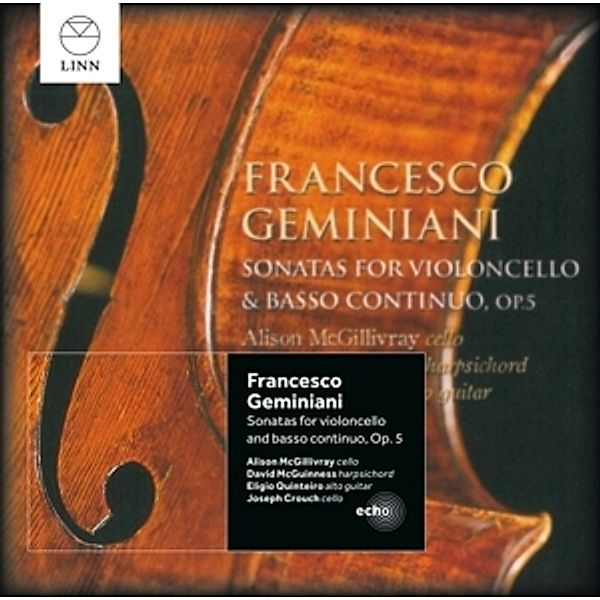 Sonaten Für Violoncello Und Basso Continuo, Mcgillivray, Mcguinness, Quinteiro, Crouch