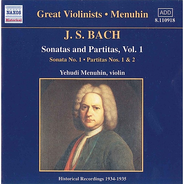 Sonaten Und Partiten Vol.1, Yehudi Menuhin