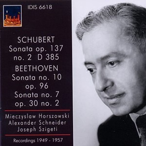 Sonaten Von Schubert Und Beeth, Schneider, Szigeti, Horszowski