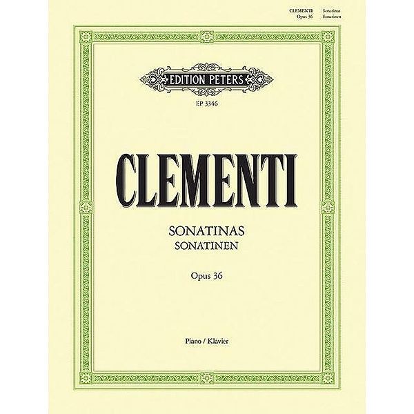 Sonatinen für Klavier op. 36, Muzio Clementi