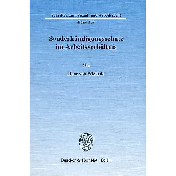 Sonderkündigungsschutz im Arbeitsverhältnis, René von Wickede