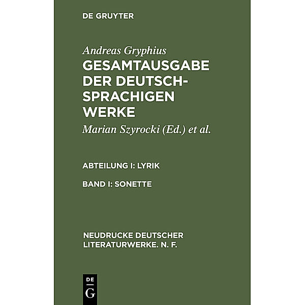 Sonette, Andreas Gryphius