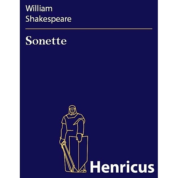Sonette, William Shakespeare