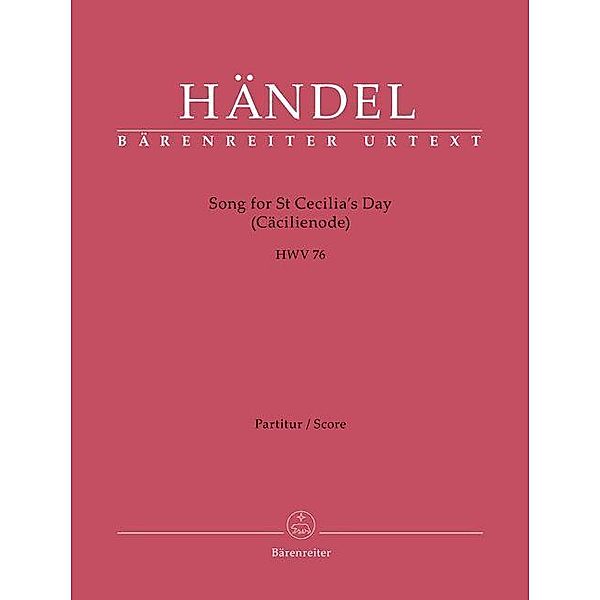 Song for St Cecilia´s Day HWV 76 - Cäcilienode -, Georg Friedrich Händel