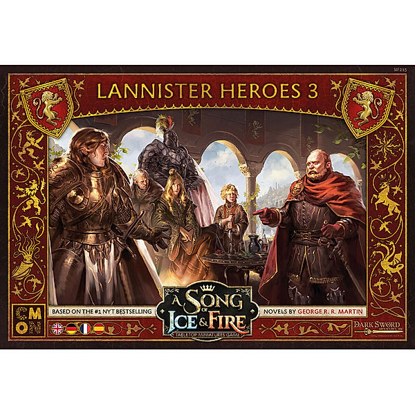 Asmodee, Cool Mini or Not Song of Ice & Fire - Lannister Heroes 3 (Spiel), Eric M. Lang, Michael Shinall