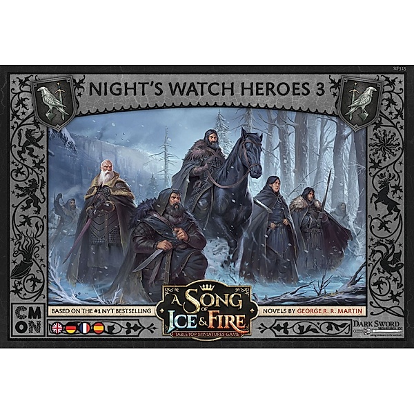 Asmodee, Cool Mini or Not Song of Ice & Fire - Night's Watch Heroes 3 (Helden der Nachtwache III), Michael Shinall, Eric M. Lang