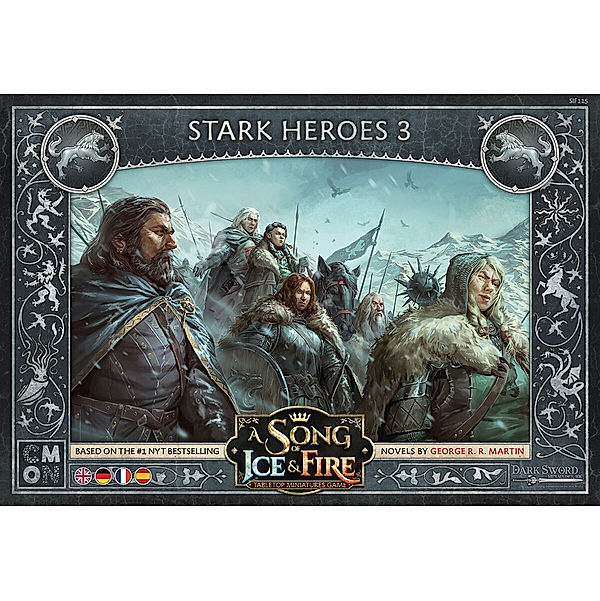 Asmodee, Cool Mini or Not Song of Ice & Fire - Stark Heroes 3 (Spiel), Eric M. Lang, Michael Shinall