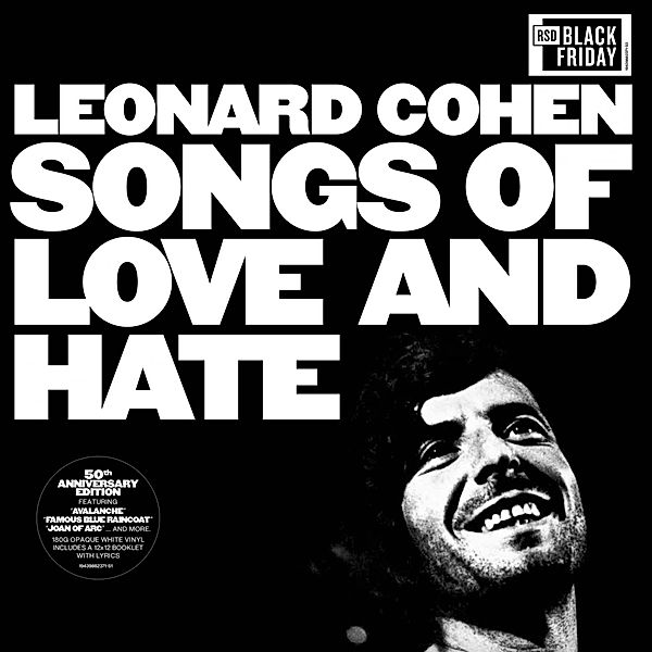 Songs Of Love And Hate (Vinyl), Leonard Cohen