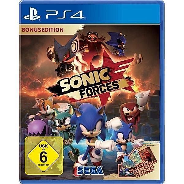 Sonic Forces, 1 PS4-Blu-Ray Disc (Bonusedition)