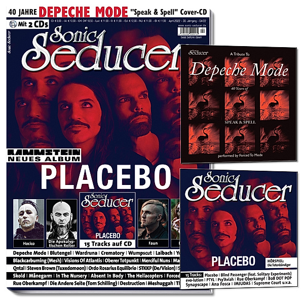 Sonic Seducer 04/2022 + Titelstory Depeche Mode + 2 Audio-CD