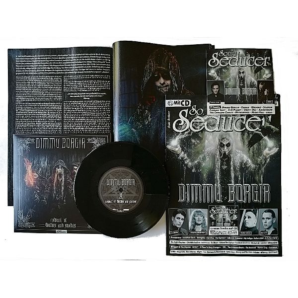 Sonic Seducer 05/2018 + Titelstory Dimmu Borgir, m. schwarzer 7''-Vinylsingle (Schallplatte)  + Audio-CD