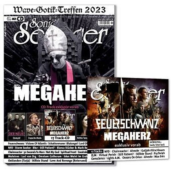 Sonic Seducer 07-08/2023, m. Audio-CD