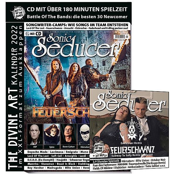 Sonic Seducer / 12/2021 / Sonic Seducer 12/2021 + Titelstory Feuerschwanz + Audio-CD