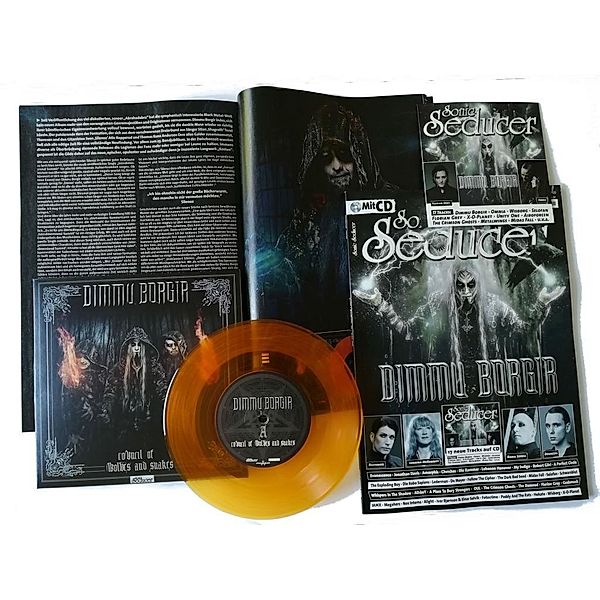 Sonic Seducer: 2018/5 Sonic Seducer 05/2018 + Titelstory Dimmu Borgir, m. orange-transparenter 7''-Vinylsingle (Schallplatte)  + Audio-CD