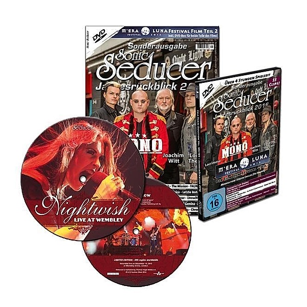 Sonic Seducer, Sonderausgabe: Jahresrückblick 2016, Ltd. Vinyl Edition, m. Schallplatte + DVD