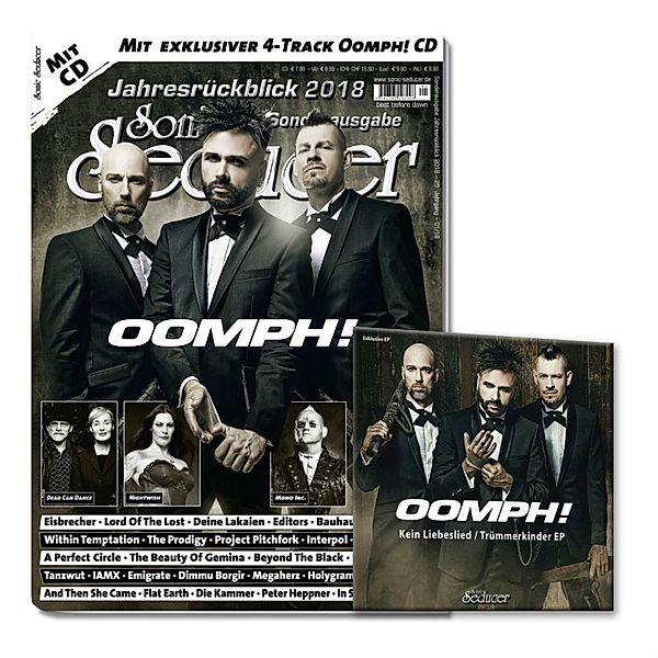 Sonic Seducer, Sonderausgabe: Sonic Seducer Jahresrückblick 2018, m. Audio-CD