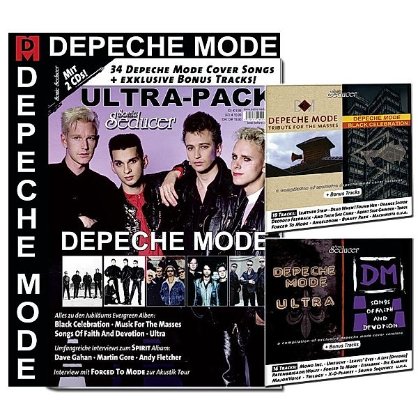 Sonic Seducer, Sonderedition: Depeche Mode Ultra-Pack 2019, m. 2 Audio-CDs