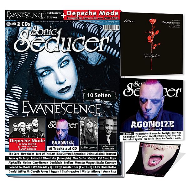 Sonic Seducer + Titelstory Depeche Mode + 2 Audio-CD