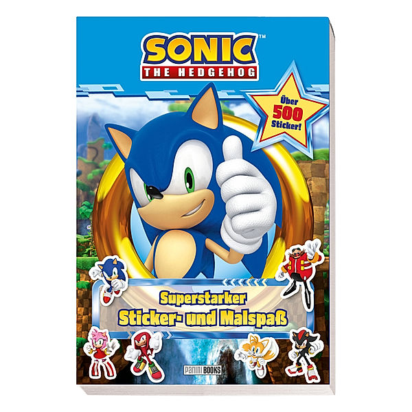 Sonic The Hedgehog: Superstarker Sticker - und Malspass, Panini