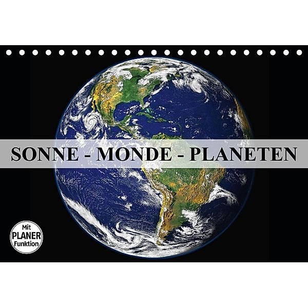 Sonne, Monde und Planeten (Tischkalender 2021 DIN A5 quer), Elisabeth Stanzer