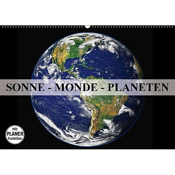 Sonne, Monde und Planeten (Wandkalender 2017 DIN A2 quer), Elisabeth Stanzer