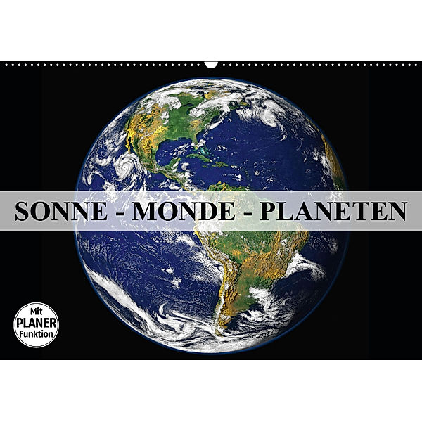 Sonne, Monde und Planeten (Wandkalender 2019 DIN A2 quer), Elisabeth Stanzer