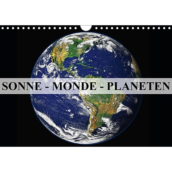 Sonne, Monde und Planeten (Wandkalender 2021 DIN A4 quer), Elisabeth Stanzer