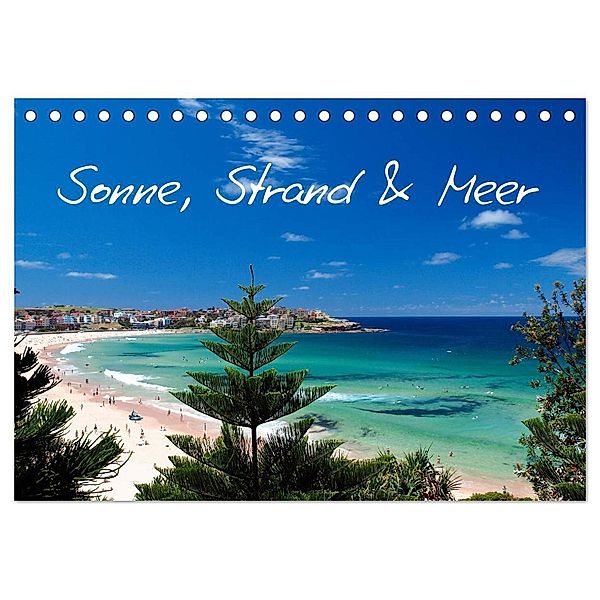Sonne, Strand & Meer (Tischkalender 2024 DIN A5 quer), CALVENDO Monatskalender, Melanie Viola