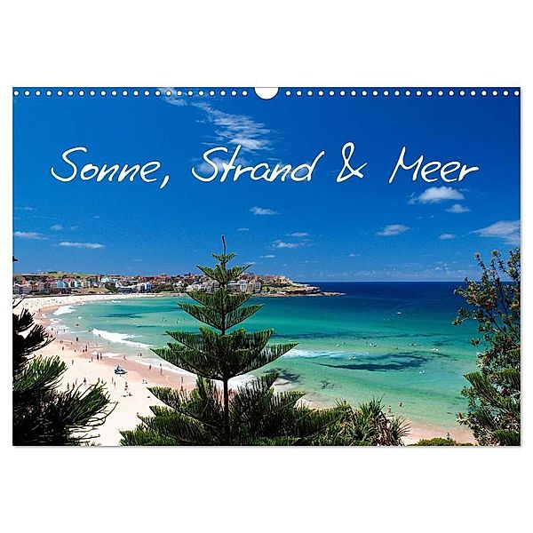 Sonne, Strand & Meer (Wandkalender 2024 DIN A3 quer), CALVENDO Monatskalender, Melanie Viola