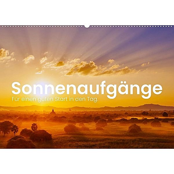 Sonnenaufgänge - Für einen guten Start in den Tag. (Wandkalender 2023 DIN A2 quer), SF