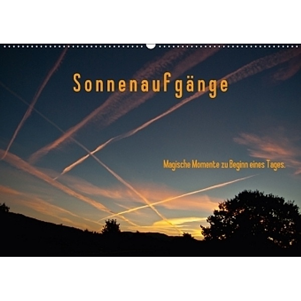 Sonnenaufgänge / Geburtstagskalender (Wandkalender 2017 DIN A2 quer), Norbert J. Sülzner