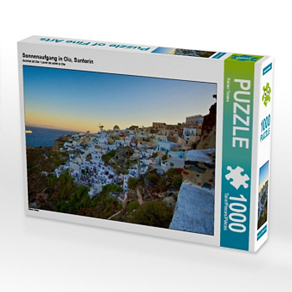 Sonnenaufgang in Oia, Santorin (Puzzle), Rainer Tewes