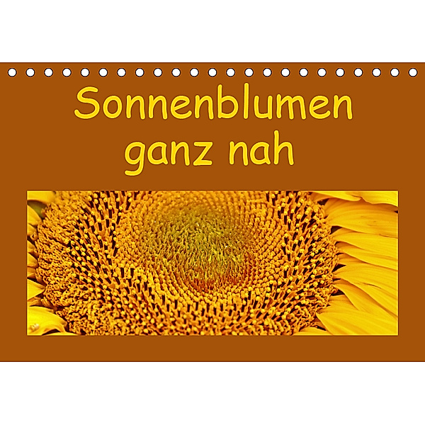 Sonnenblumen - ganz nah (Tischkalender 2019 DIN A5 quer), Hans-Georg Vorndran