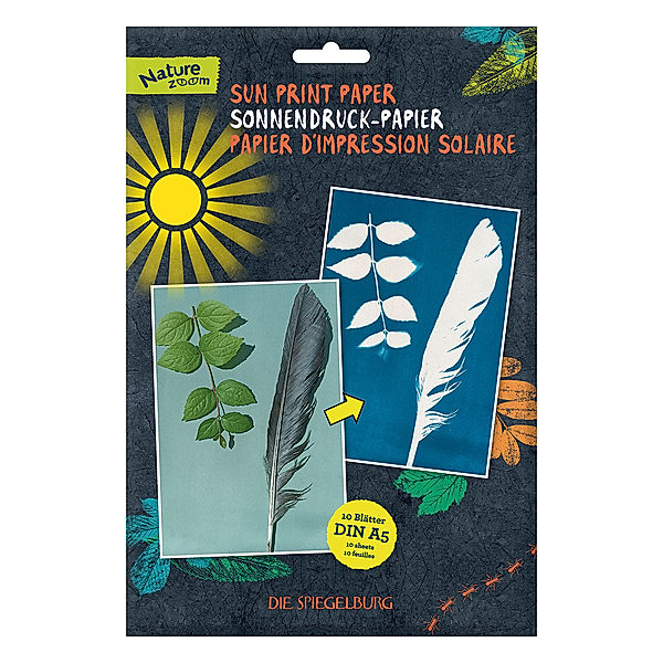 Die Spiegelburg Sonnendruck-Papier NATURE ZOOM 10 Blätter A5