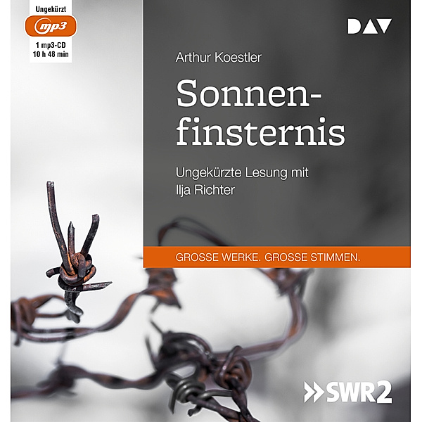 Sonnenfinsternis,1 Audio-CD, 1 MP3, Arthur Koestler