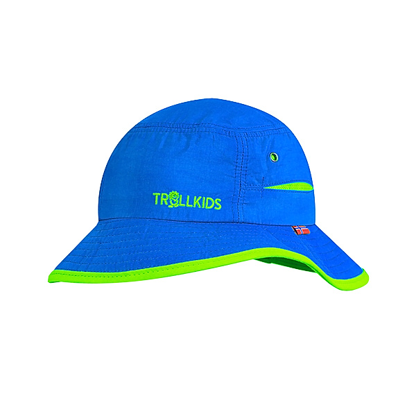 TROLLKIDS Sonnenhut KIDS TROLLFJORD in medium blue/light green