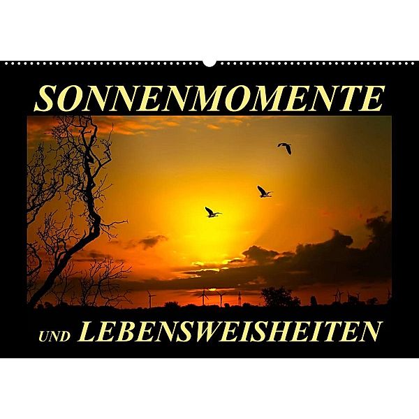 Sonnenmomente und Lebensweisheiten (Wandkalender 2023 DIN A2 quer), Peter Roder