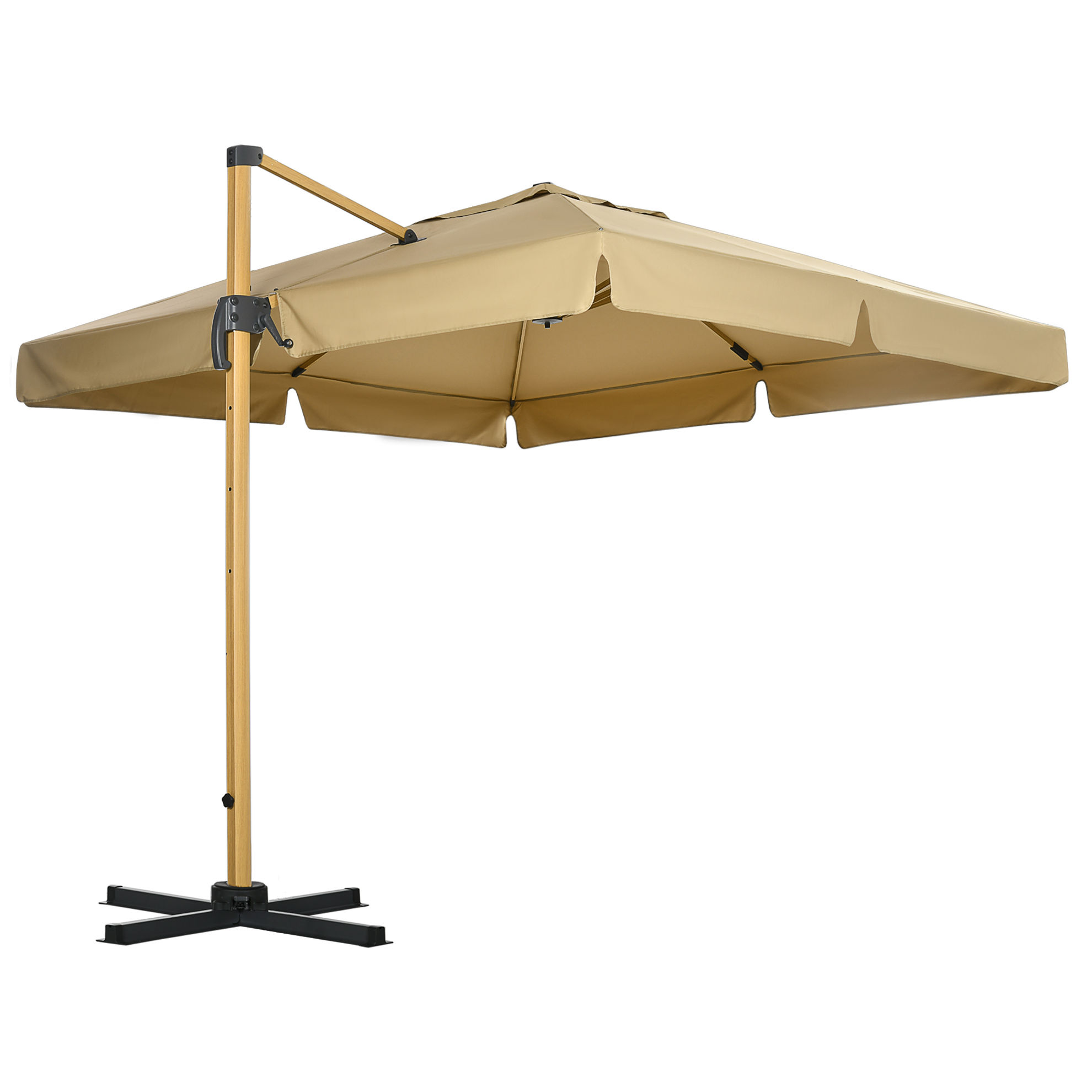 Sonnenschirm mit Schirmständer braun Farbe: braun | Weltbild.de