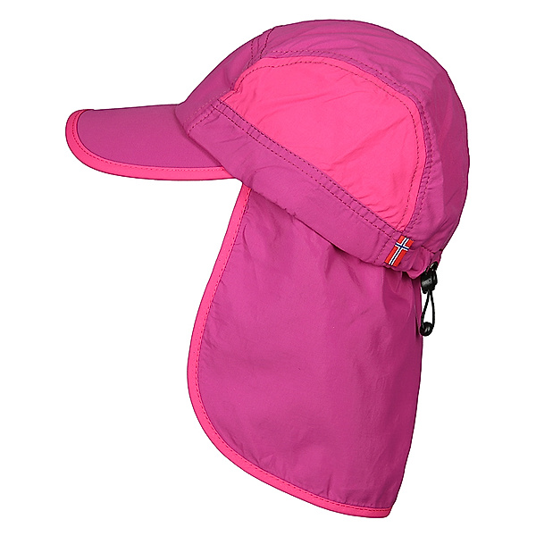 TROLLKIDS Sonnenschutz-Cap KIDS TROLL CAP XT mit Nackenschutz in lila/pink
