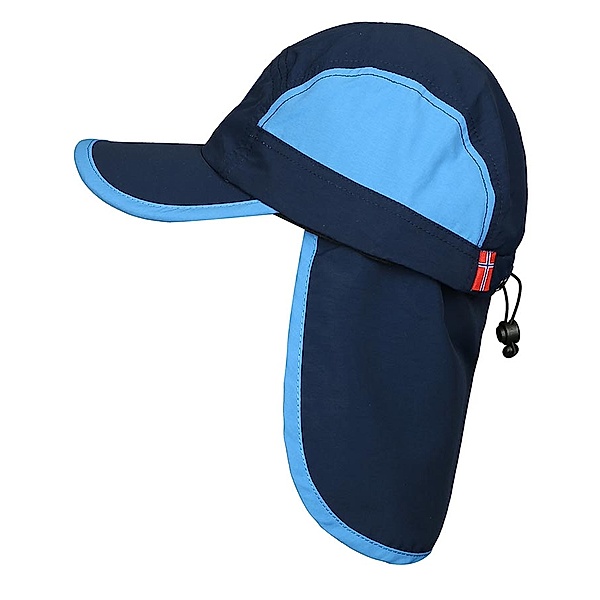 TROLLKIDS Sonnenschutz-Cap KIDS TROLL CAP XT mit Nackenschutz in navy/medium blue