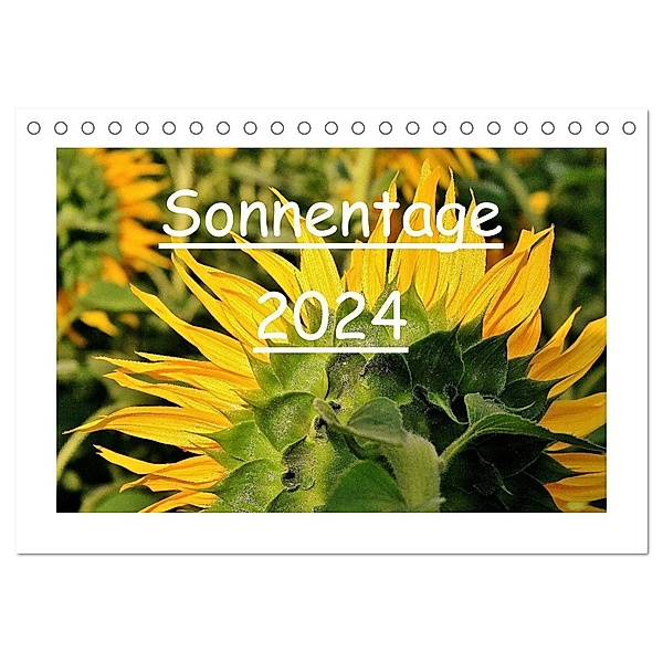Sonnentage 2024 (Tischkalender 2024 DIN A5 quer), CALVENDO Monatskalender, Heike Loss
