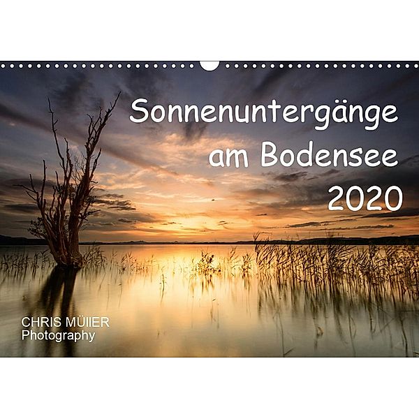 Sonnenuntergänge am BodenseeCH-Version (Wandkalender 2020 DIN A3 quer), Chris Müller