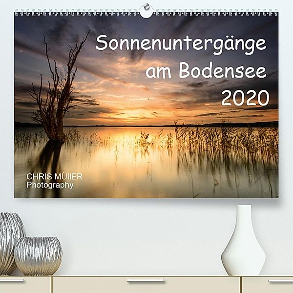 Sonnenuntergänge am BodenseeCH-Version(Premium, hochwertiger DIN A2 Wandkalender 2020, Kunstdruck in Hochglanz), Chris Müller