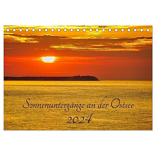 Sonnenuntergänge an der Ostsee (Tischkalender 2024 DIN A5 quer), CALVENDO Monatskalender, Solveig Rogalski