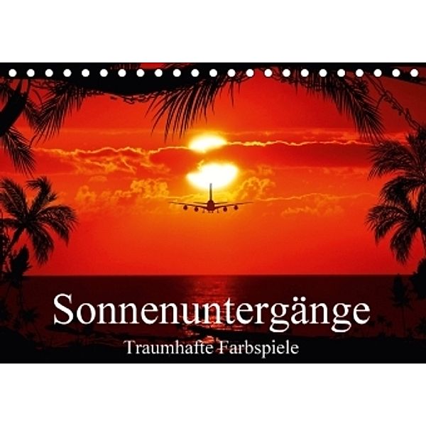 Sonnenuntergänge - Traumhafte Farbspiele (Tischkalender 2017 DIN A5 quer), Elisabeth Stanzer