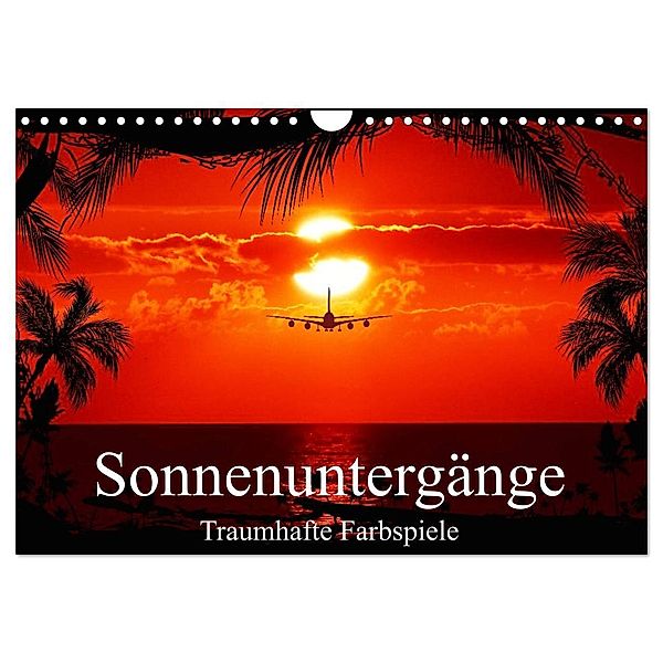 Sonnenuntergänge - Traumhafte Farbspiele (Wandkalender 2025 DIN A4 quer), CALVENDO Monatskalender, Calvendo, Elisabeth Stanzer
