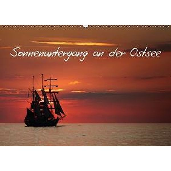 Sonnenuntergang an der Ostsee (Wandkalender 2015 DIN A2 quer), Thomas Deter