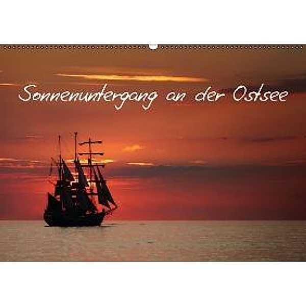 Sonnenuntergang an der Ostsee (Wandkalender 2016 DIN A2 quer), Thomas Deter