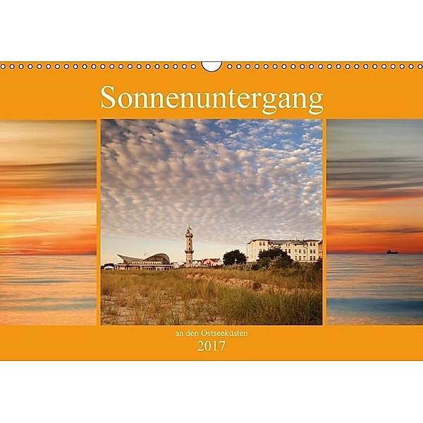 Sonnenuntergang an der Ostsee (Wandkalender 2017 DIN A3 quer), Thomas Deter